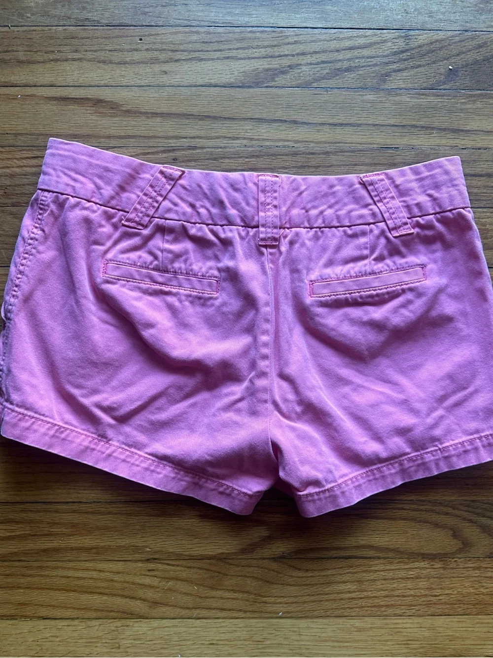 J.Crew Pink Chino Shorts City Fit Low Rise Cotton Twill Women’s Size 6